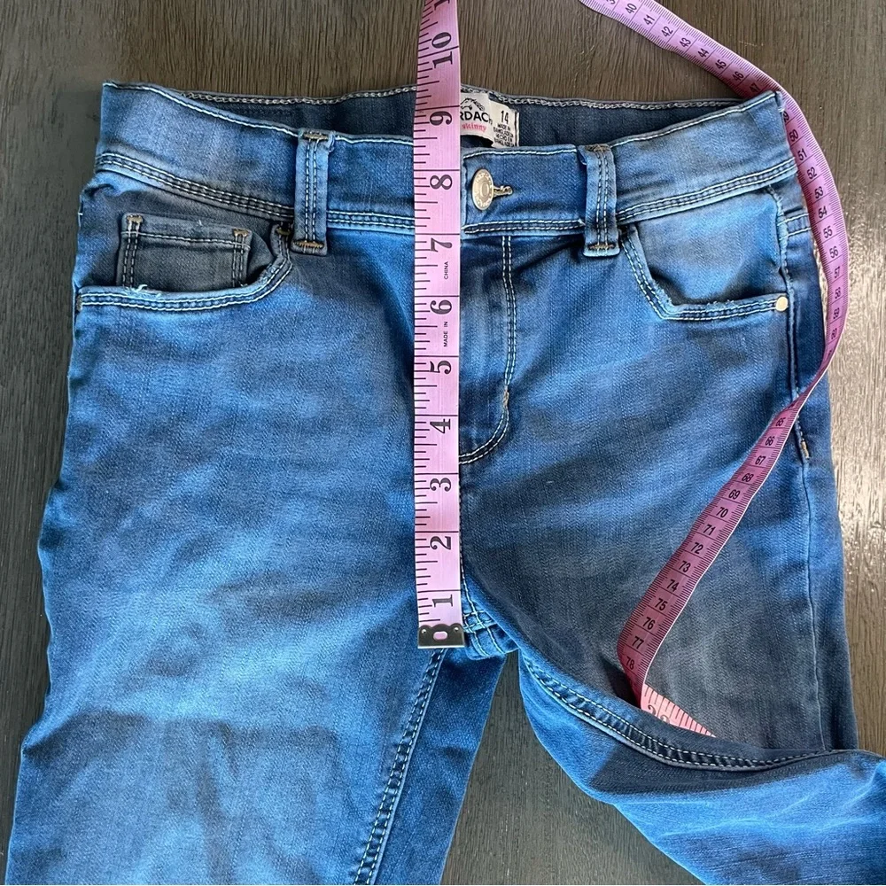 Jordache Skinny Blue Denim Jeans Kids Girls 14